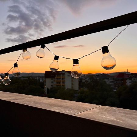 Apartmán Ghinda Nest Bistriţa Exteriér fotografie