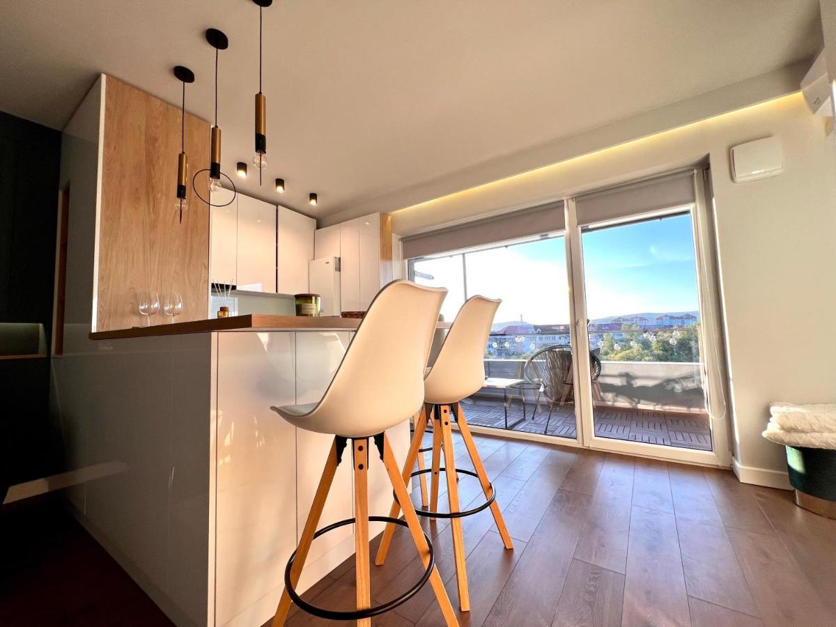 Apartmán Ghinda Nest Bistriţa Exteriér fotografie